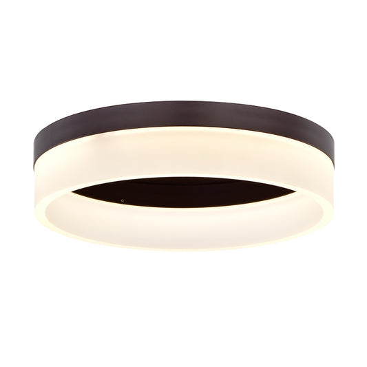 12 in. LED Ceiling Flush Mount Light 3000K (Oil Rubbed Bronze Finish)