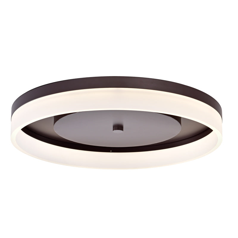 20 in. LED Ceiling Flush Mount Light 3000K (Oil Rubbed Bronze Finish)