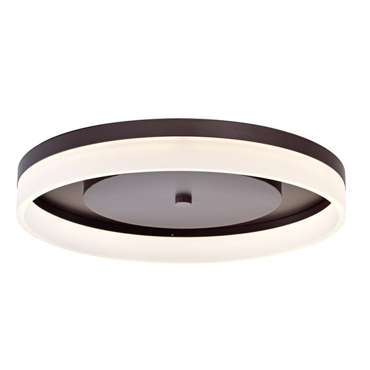 20 in. LED Ceiling Flush Mount Light 3000K (Oil Rubbed Bronze Finish)