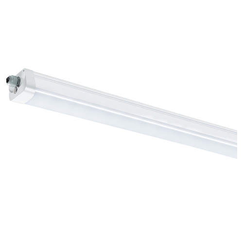 4 Foot 40W Tri-Proof (Water, Dust, Vapor) LED Lumincare, Battery Back up and Motion Sensor