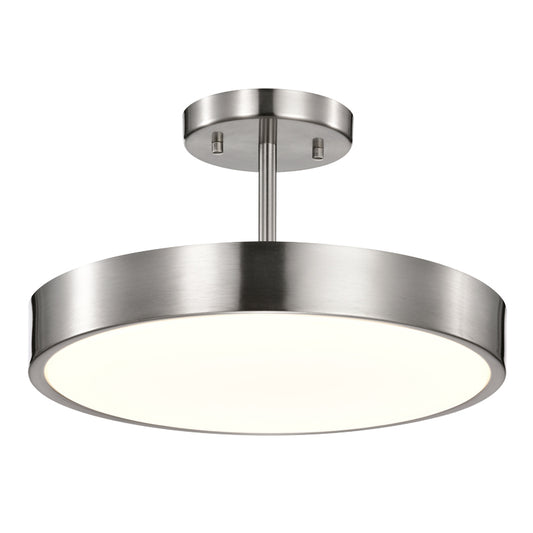 14 in. LED Ceiling Pendant Light 4000K (Satin Nickel Finish)