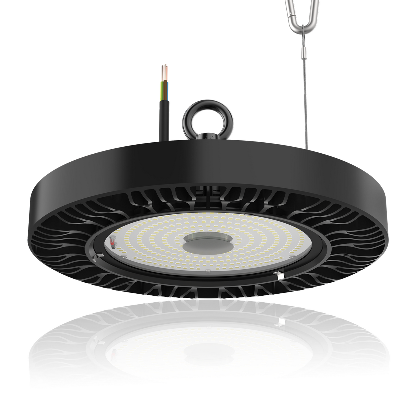 150W UFO LED High Bay Luminaire, 5000K, 120-277V, Dark Bronze