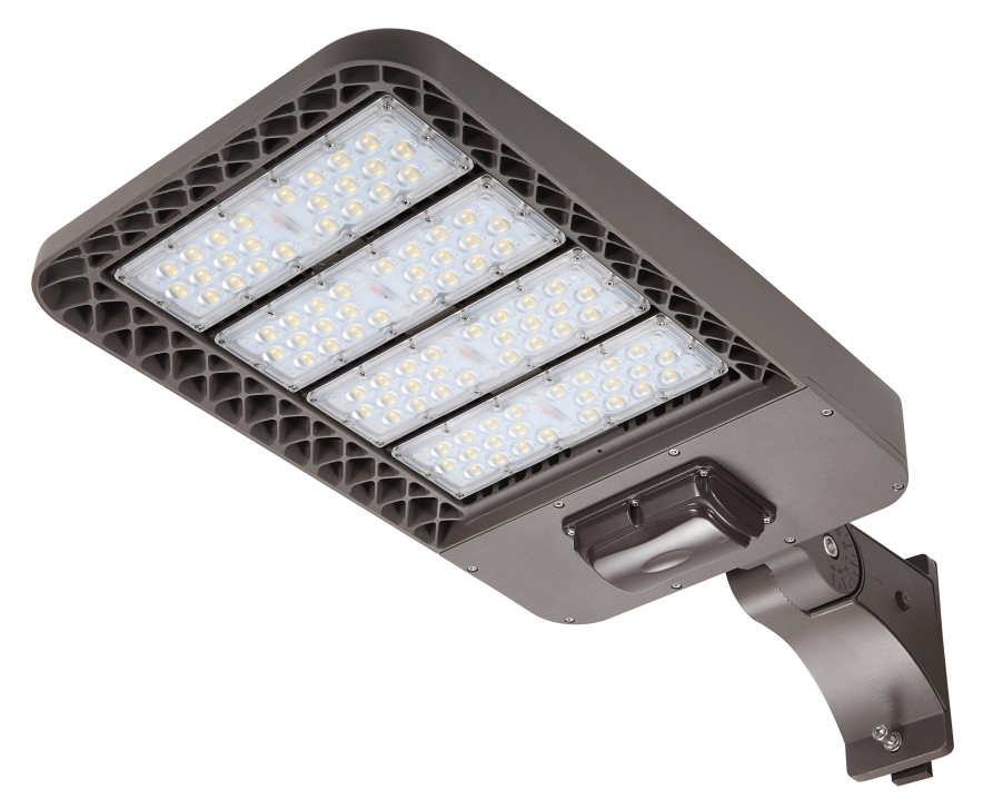 300W LED Area Light Luminaire, 5000K, 120-277V, Dark Bronze