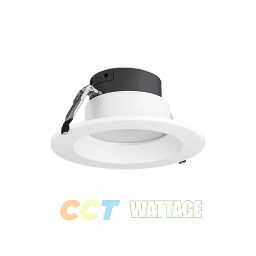 6" LED Commercial Grade Recessed Downight with CCT and Wattage Selector