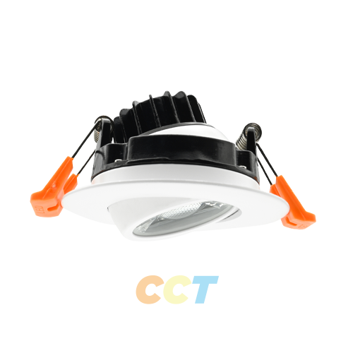 3” LED Round Can-less Gimbal Downlight with CCT Selector