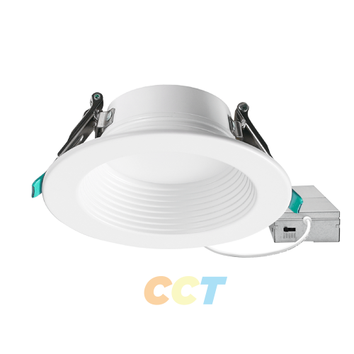 6” LED Can-Less Downlight with Remote J-Box 120V and CCT Selector