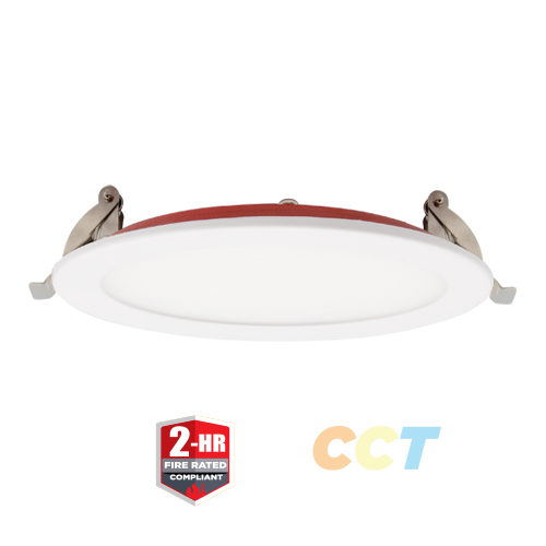 6" LED Fire Rated Compliant Slim Downlight with CCT Selector