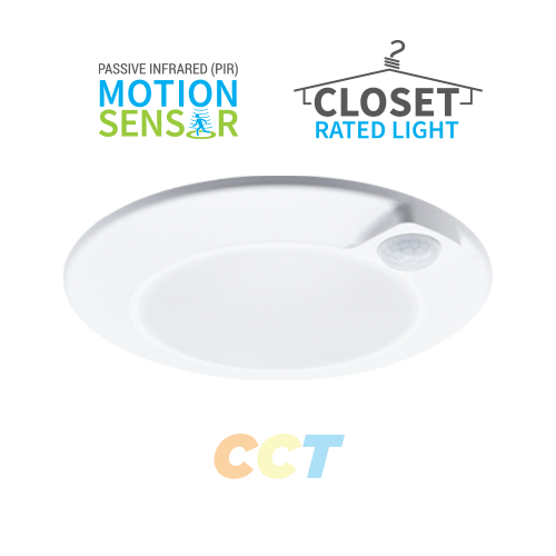 6" LED Closet Light with PIR Motion Sensor