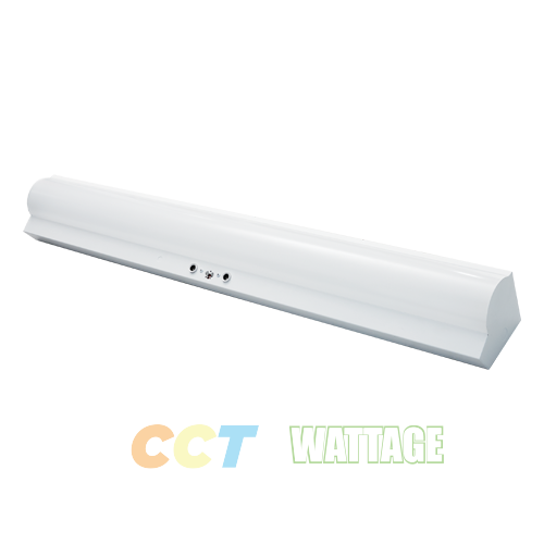 4 Foot LED Stairwell Light with CCT, Wattage Selector, and Motion Sensor