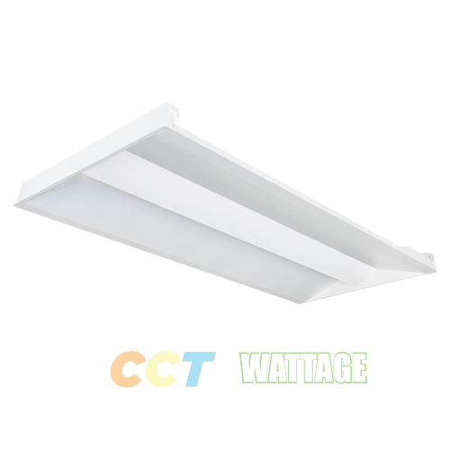 2x4 LED Troffer with CCT and Wattage Selector